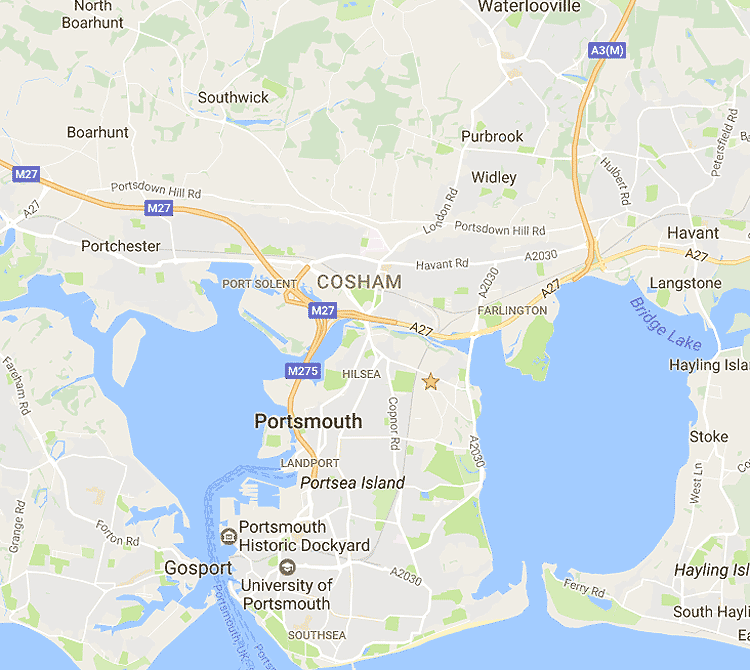 portsmouth map